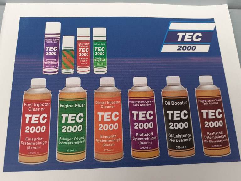 Tec 2000 Fuel Additives/Engine Flush.