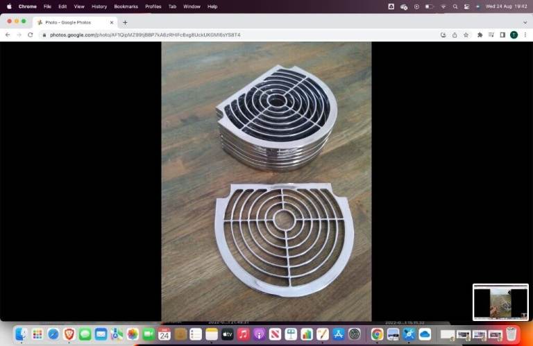 Nespresso Zenius chrome metal drip plates excellent central London bargain