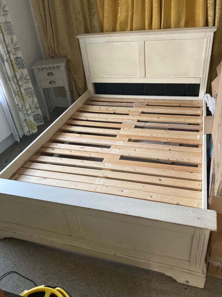 FREE Solid wood double bed frame. 