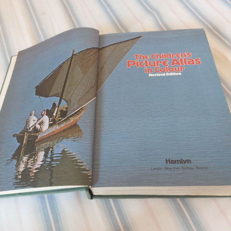 Vintage 1980's The Children's Picture Atlas In Colour 