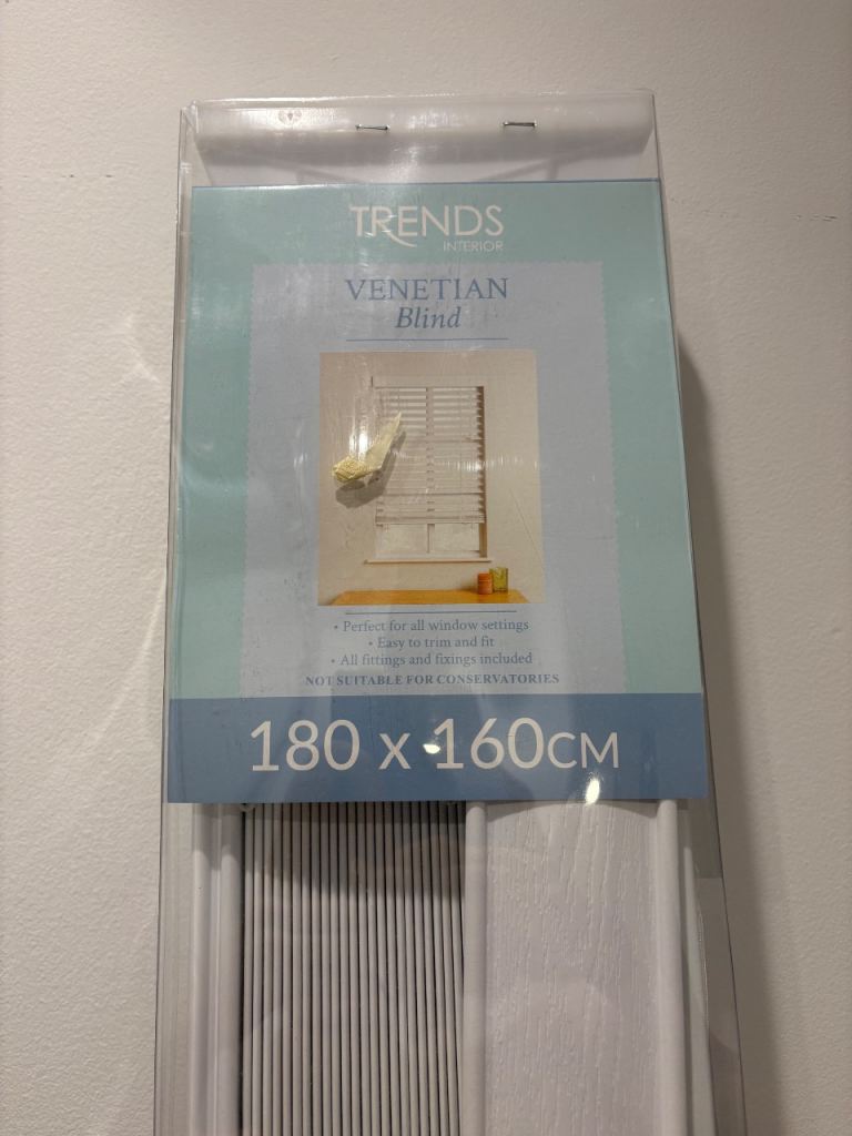 White Venetian blinds 