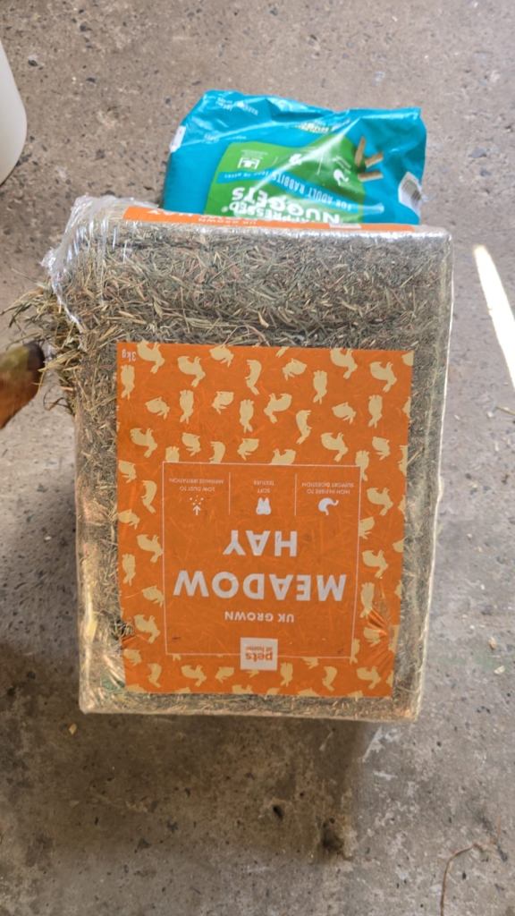 Free - Selection of Rabbit Food/Hay/Sawdust