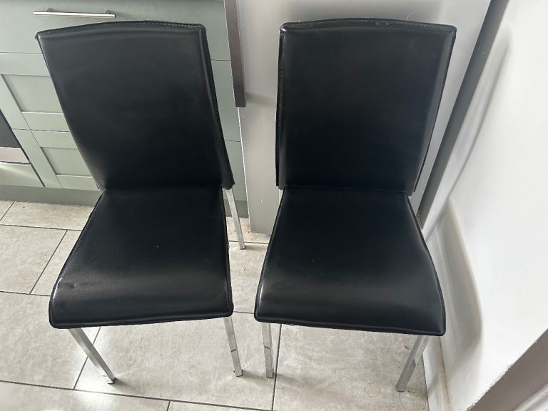 2 x Black Chair