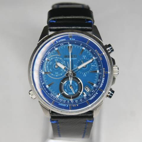 Seiko Wired VK68-KX20 S/Steel Blue Dial Quartz Chronograph Date