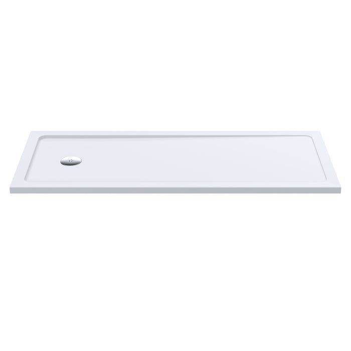 White shower tray