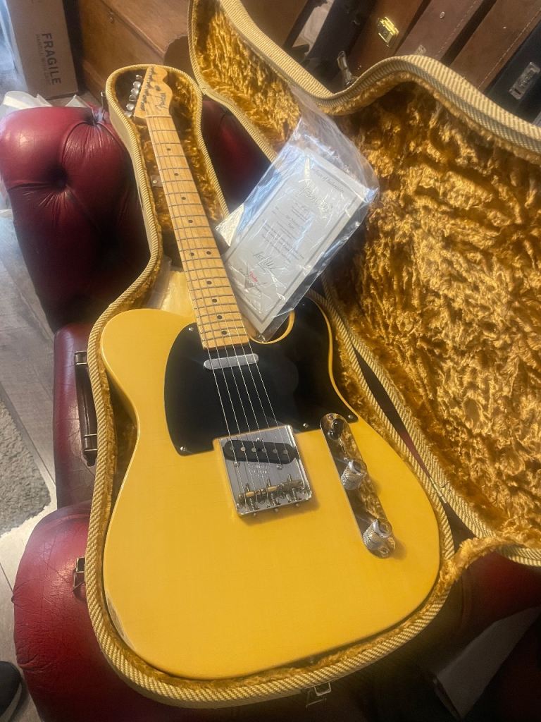 Fender custom shop telecaster nocaster nos Usa electric guitar