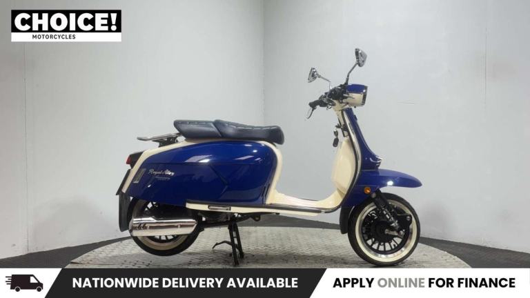 Royal Alloy GP AC 2019 ONLY 168 MILES NEW MOT CUSTOM SCOOTER 125CC LEARNER
