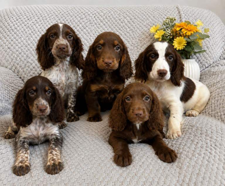 Cocker Spaniel Puppies, Fully Vaccinated, Ready Now