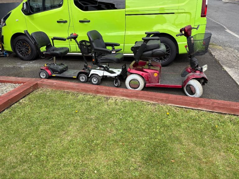 Mobility scooters job lot of 3 