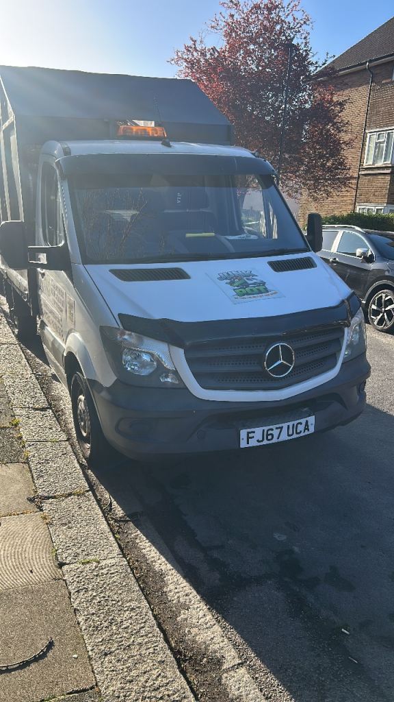 Mercedes tipper van 