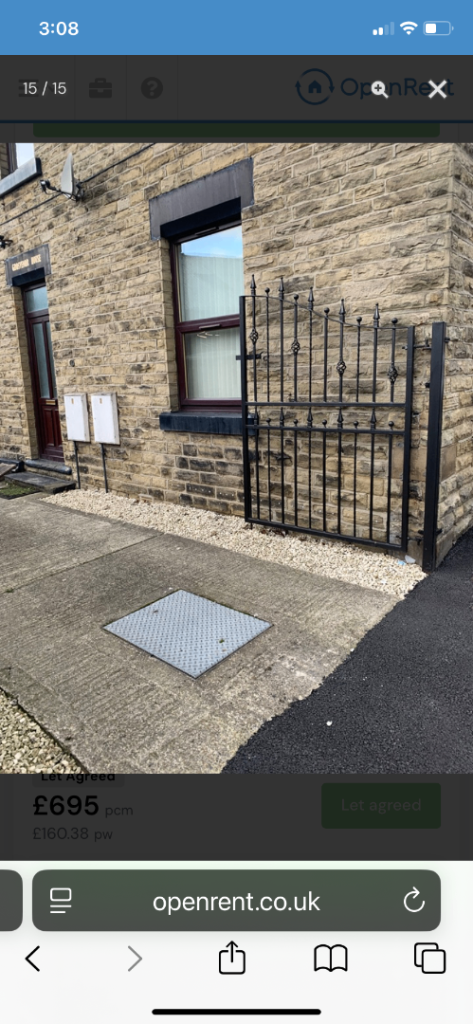 Two bedroom first floor apartment/flat 