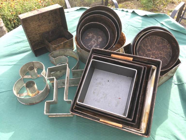 image for Cake Baking Tins. Round, Square & Numbers