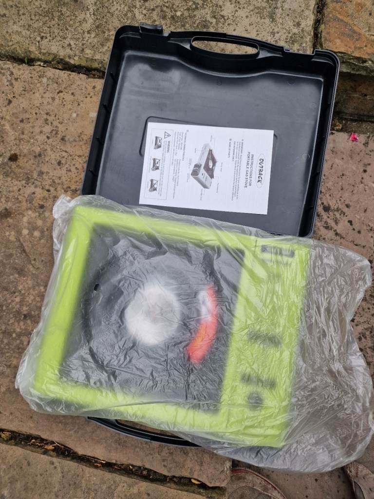 Outdoor single burner gas stove