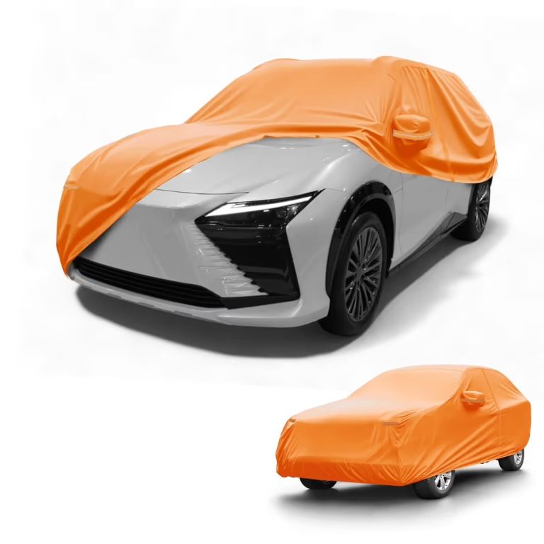 Heavy Duty Waterproof Car Cover for Lexus RX400h SUV with Door Zipper Shield