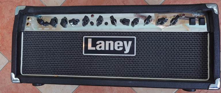 Laney LH50 valve head 50 watts 2 chan with footswitch - new valves - used