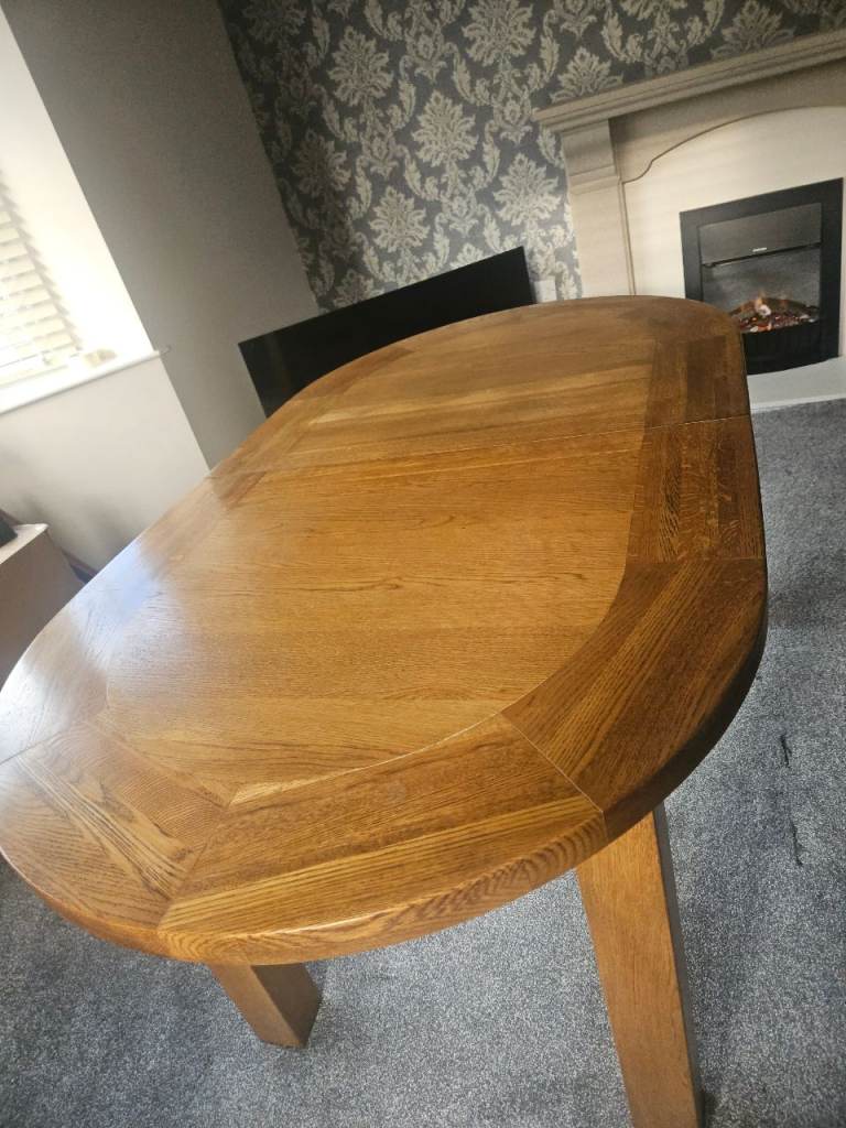 Oak furniture land dining table 