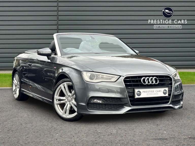 2016 Audi A3 Cabriolet 1.4 TFSI CoD S line Convertible 2dr Petrol S Tronic Euro 6 (s/s) (Nav) (15...
