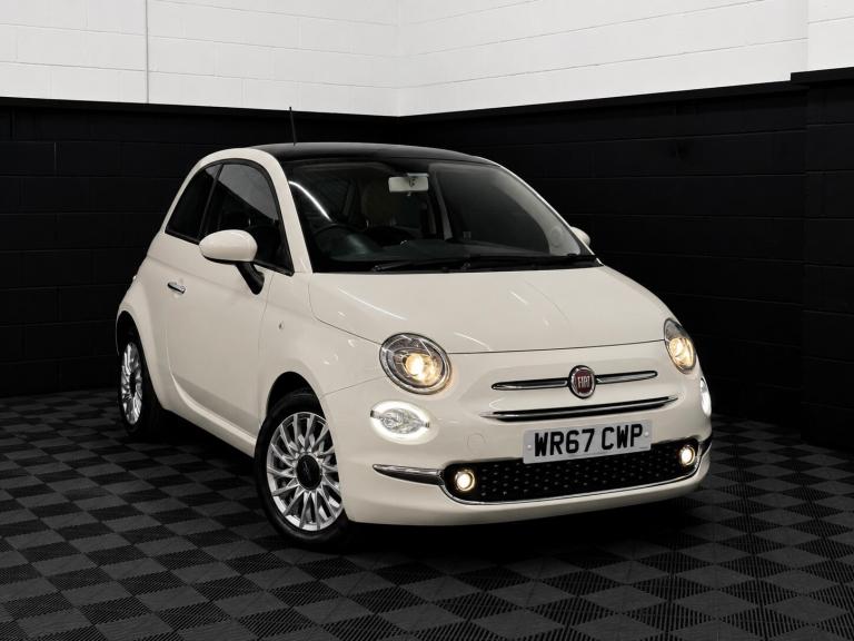 2017 67 FIAT 500 1.2 LOUNGE 3 DOOR HATCHBACK MANUAL EURO 6 WHITE