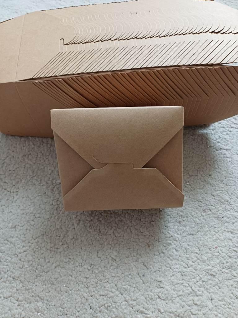 Take away food snack boxes 90x65mm