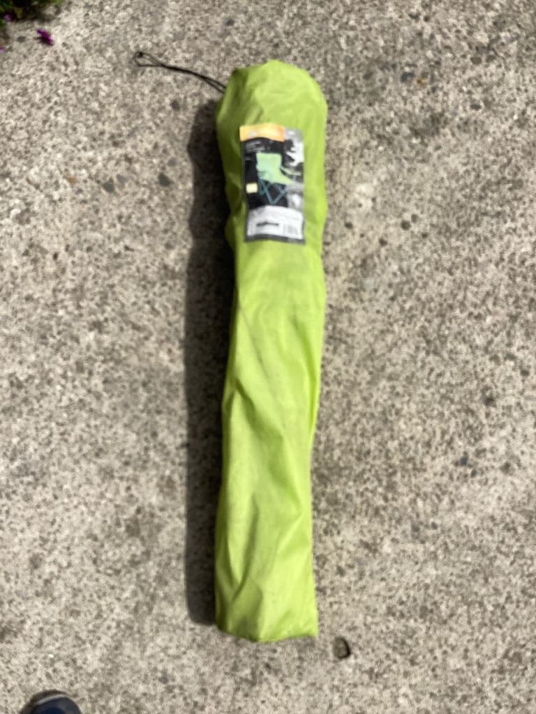 Green and Blue Folding Camping Chairs with Carry Bags