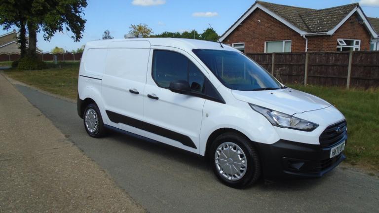 2020 70 FORD TRANSIT CONNECT FACTORY CREW VAN WHITE LWB AIR CON ONLY 56K