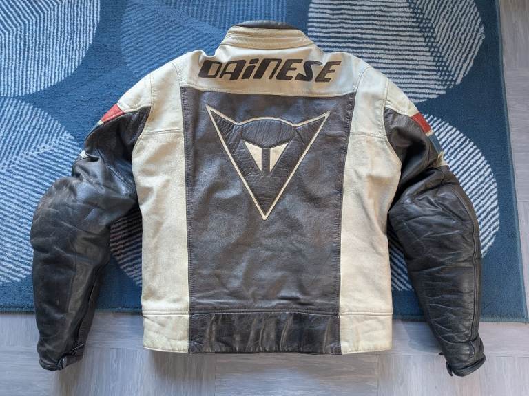 Retro/Vintage Dainese leather bike jacket w/armour 1972 collection