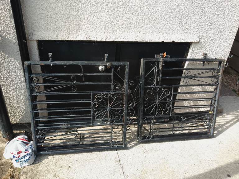 Pair of Decorative Metal Garden Gates - Good Condition
