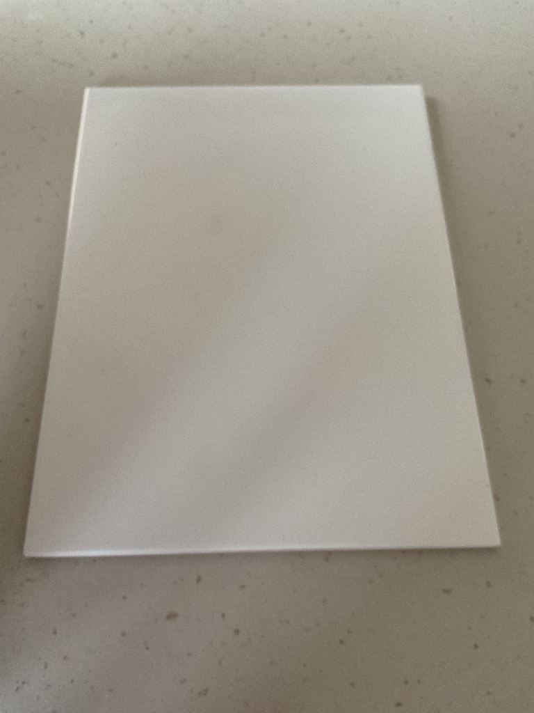 Wall tiles x 10 (13 ins x 10 ins) bumpy white