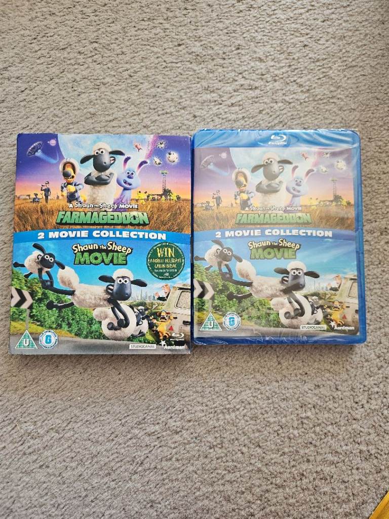 Shaun the Sheep Movie Collection Blu-ray & DVD – Still Sealed