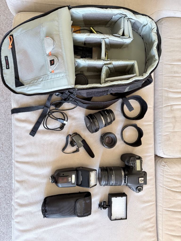 Canon 7D EOS with accessories 