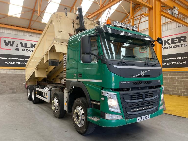 VOLVO FM 410 *EURO 6* 8X4 ALUMINIUM INSULATED TIPPER – 2016 – FE66 YXX