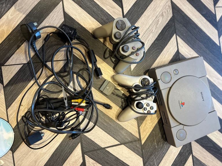 Large Play station 1 bundle 