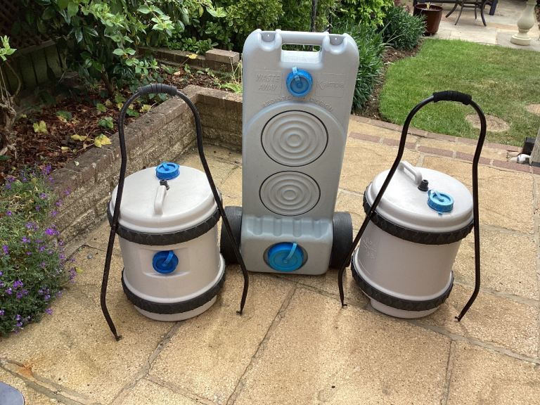 CARAVAN WATER AND WASTE CONTAINERS