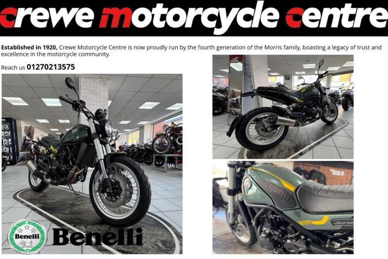 Benelli Leoncino 500 Trail A2 Retro Motorcycle Naked NEW 2025