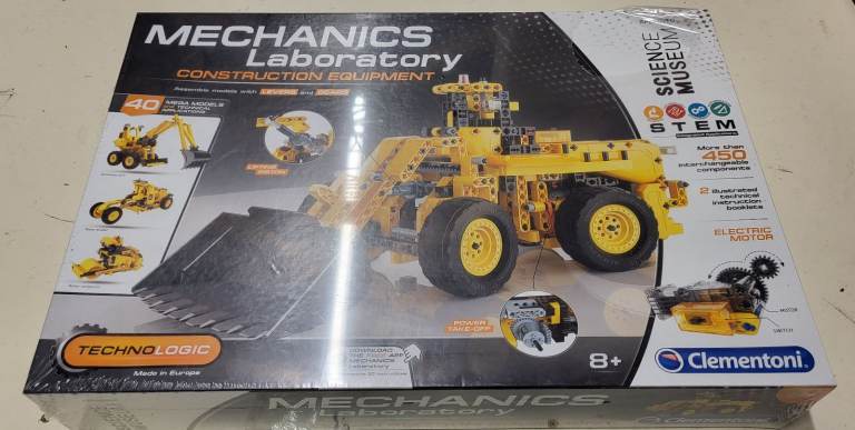 Mechanics Laboratory - STEM Construction Equipment. Kids Toy