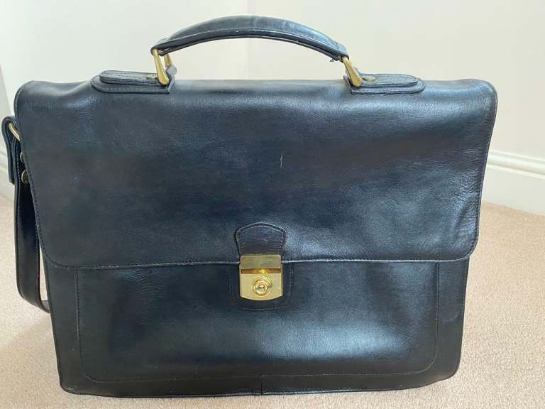 Hidesign Black Leather Premium Briefcase