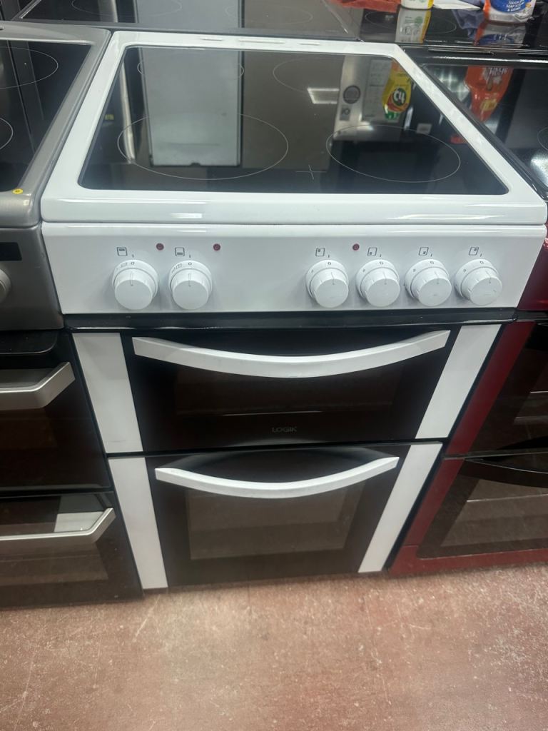 50CM WHITE LOGIK ELECTRIC COOKER
