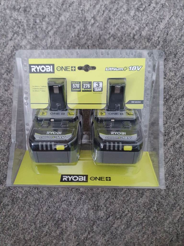Ryobi Battery twinpack new