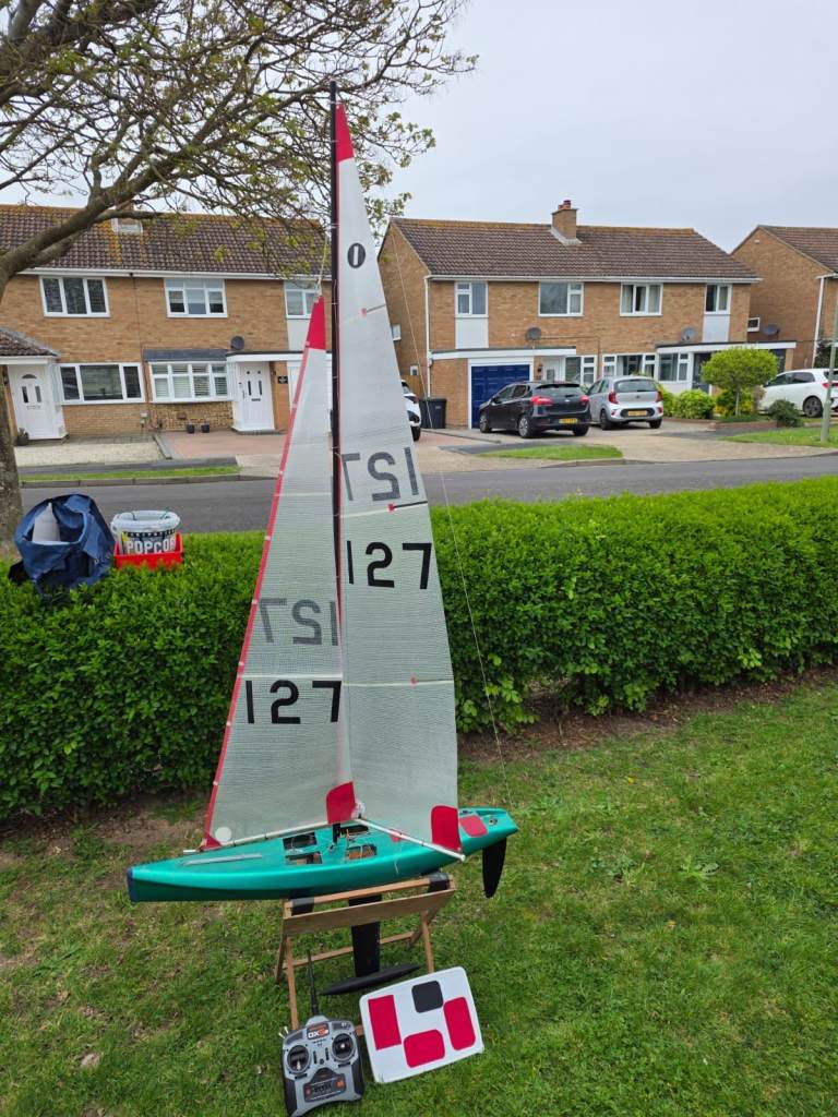Remote control yacht 