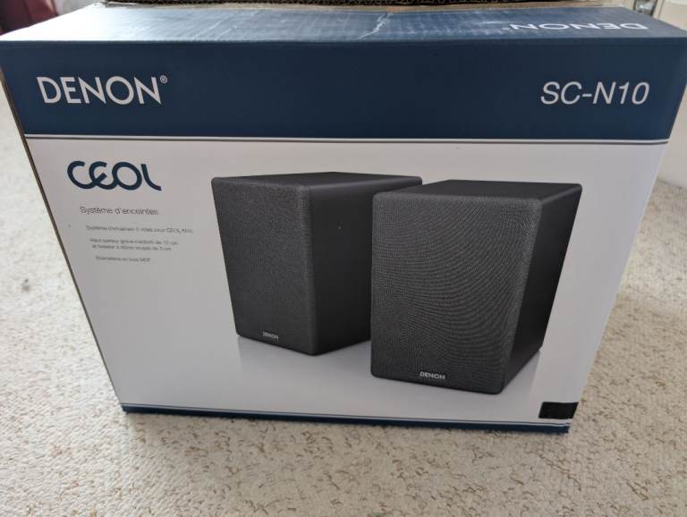 Denon SC-N10 bookshelf speakers