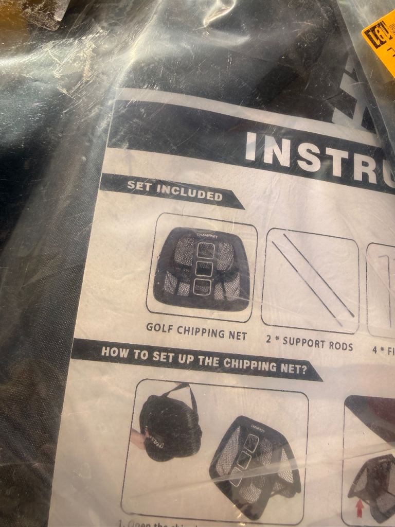 Gold chipping net set brand new