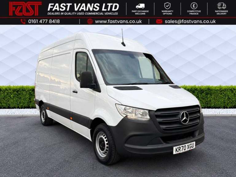 2020 Mercedes-Benz Sprinter 2.0 315 PROGRESSIVE CDI MWB HIGH ROOF 150 BHP Panel Van Diesel Manual