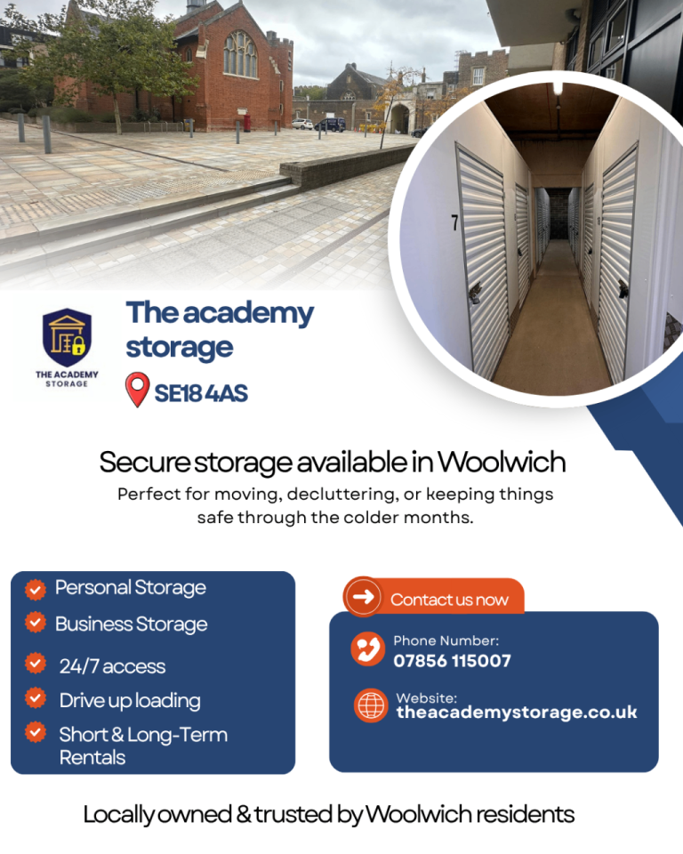 Self Storage Units – Woolwich SE18 | Secure Local Facility