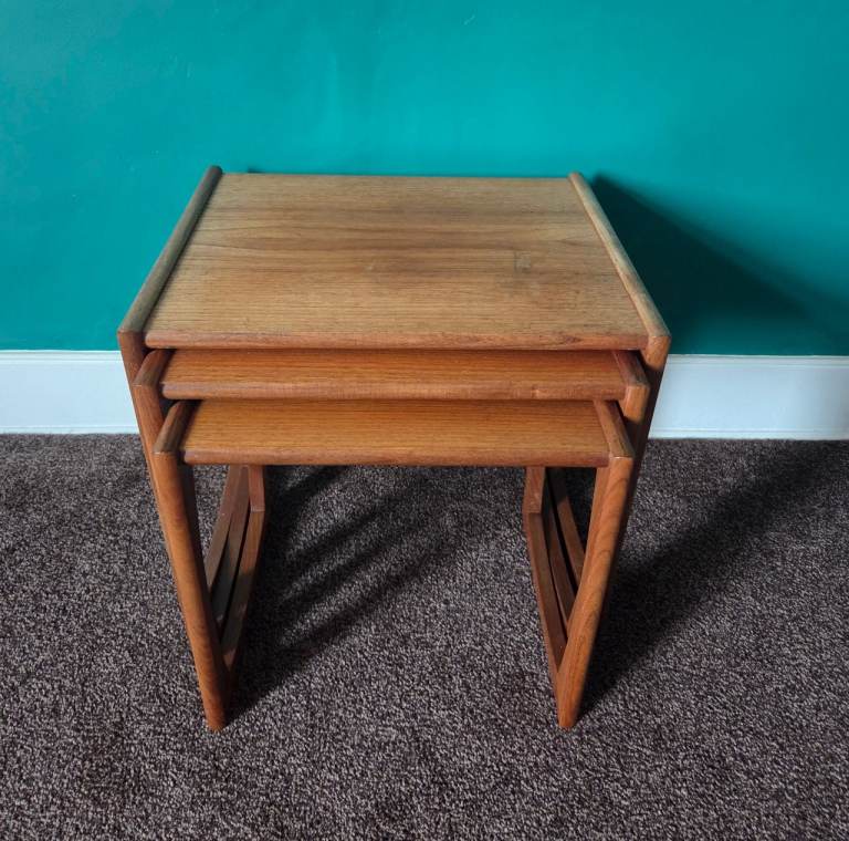  Vintage Retro G Plan Teak Nest of Tables Mid Century