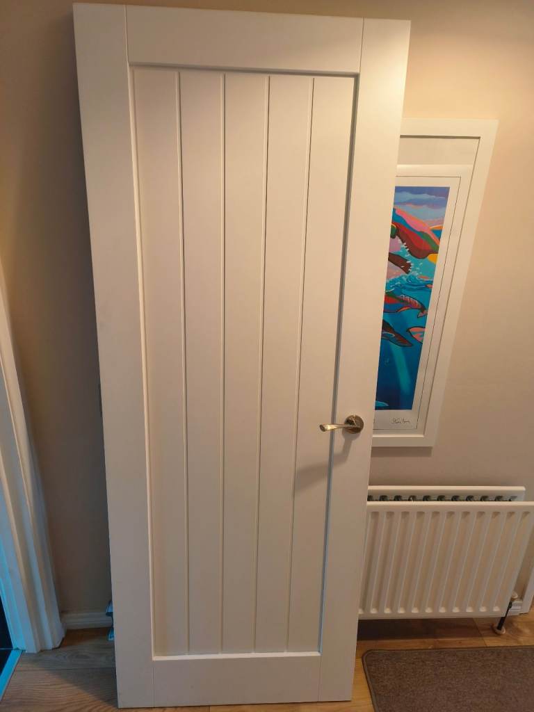 White Primed Finish Internal Door