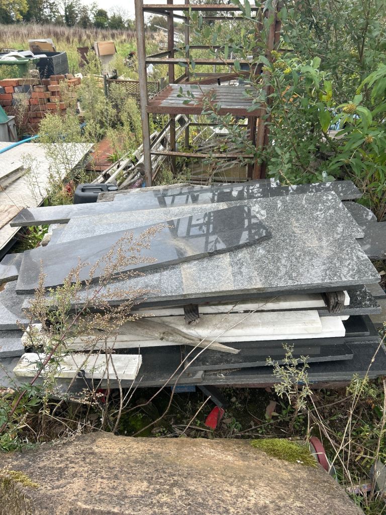 Various sheets of marble 