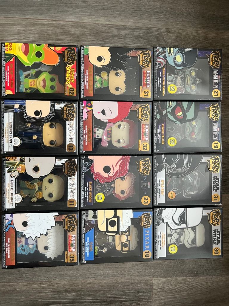 Funko Pop! Pins Collection – Harry Potter, Star Wars & More, As New