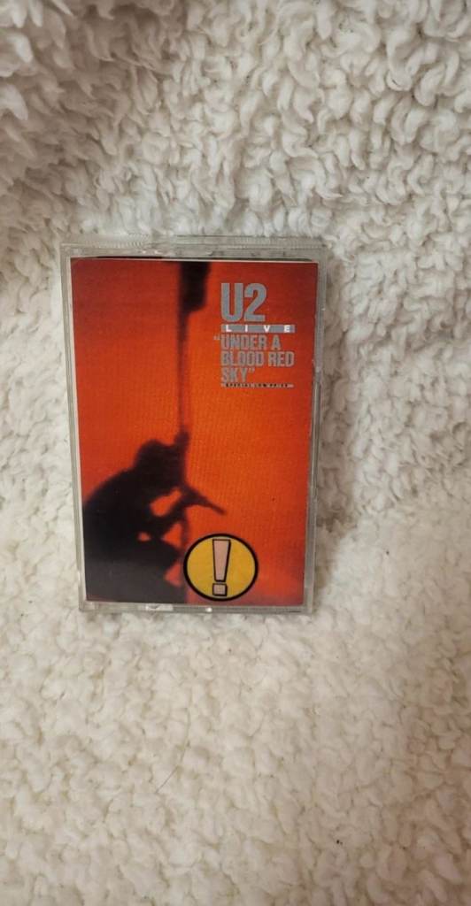 U2 Under A Blood Red Sky Cassette Tape