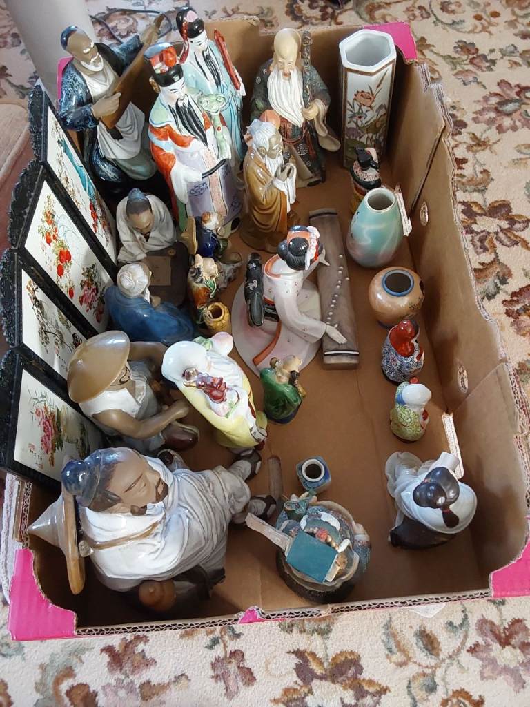 Collection of Ceramic Figurines and Vases – Good Condition