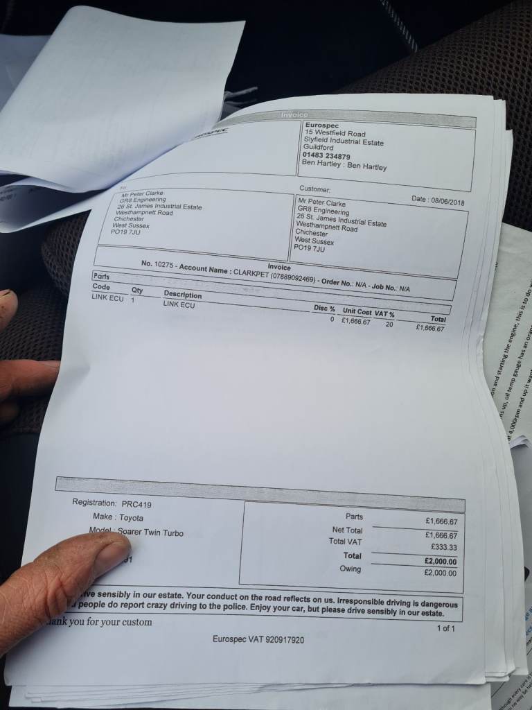 Toyota soarer 600bhp